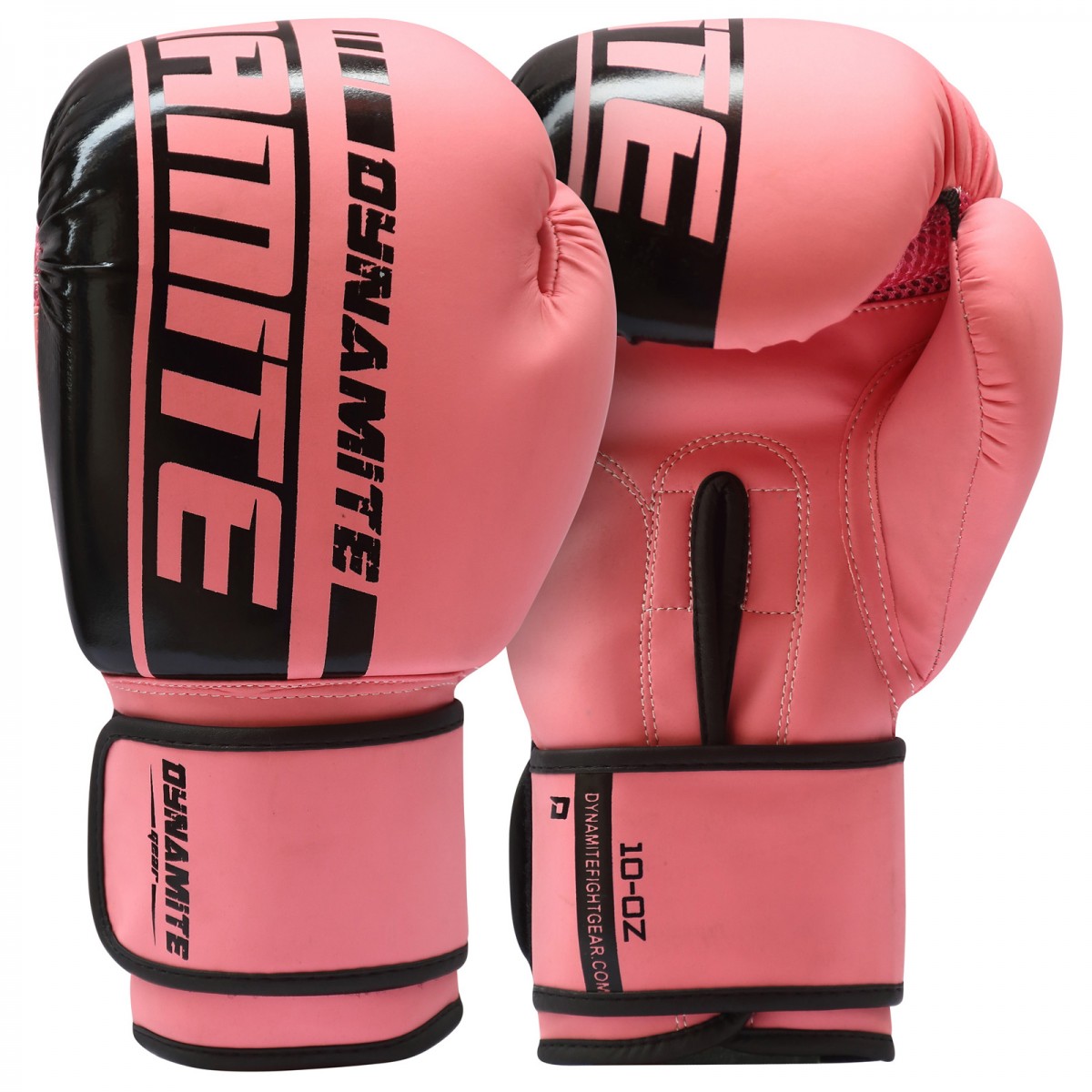 Punching Bag-Dynamite Women's Kickboxing Gloves Pink 12oz