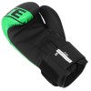 Dynamite Kickboxing Boxing Gloves - Black/Green - 14 OZ